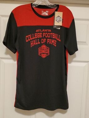 Atlanta College Football Hall of Fame Short Sleeve Tee - Black/Red